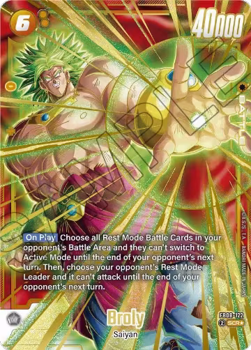 Broly - FB08-122 (Alternate Art) (FB08-122) — card price
