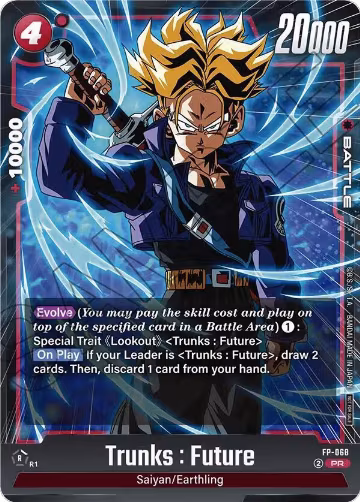 Trunks : Future - FP-068 (FP-068), Fusion World Promotion Cards and Packs — DB Fusion card price