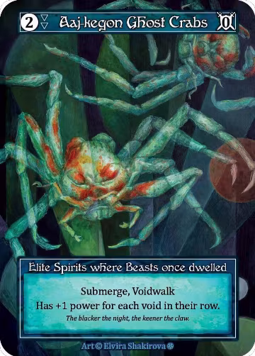 Aaj-kegon Ghost Crabs (Foil), Gothic — Sorcery card price