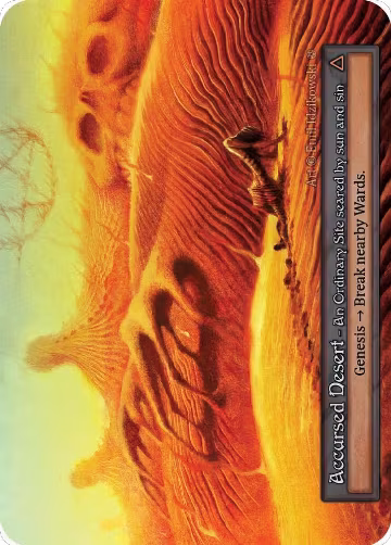 Accursed Desert, Gothic — Sorcery card price
