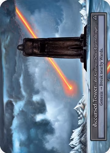 Accursed Tower (Foil), Gothic — Sorcery card price