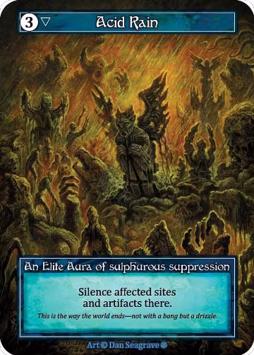 Acid Rain (Foil), Gothic — Sorcery card price