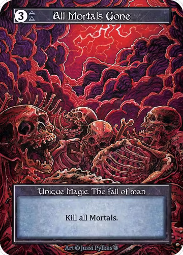 All Mortals Gone (Foil), Gothic — Sorcery card price