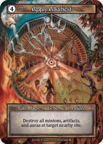Apply Alkahest (Foil), Gothic — Sorcery card price