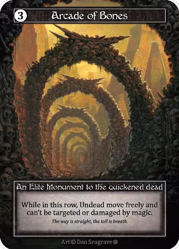 Arcade of Bones (Foil), Gothic — Sorcery card price