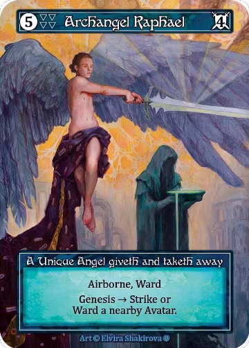 Archangel Raphael (Foil), Gothic — Sorcery card price
