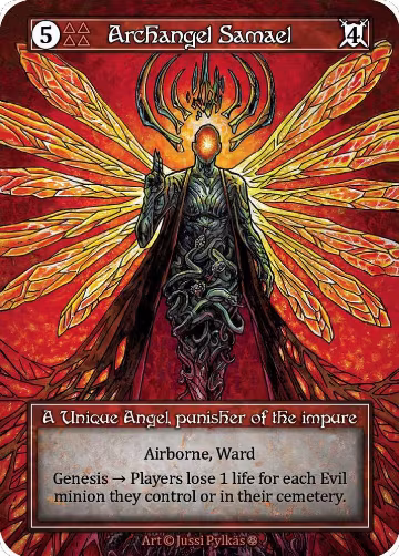 Archangel Samael (Foil), Gothic — Sorcery card price