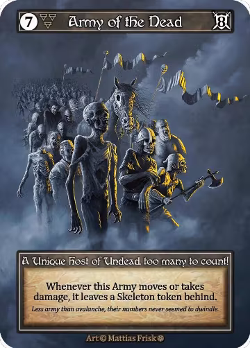 Army of the Dead (Foil), Gothic — Sorcery card price