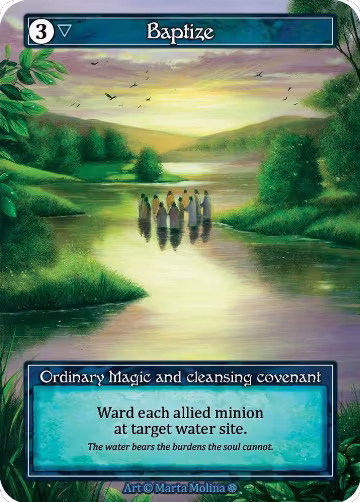 Baptize (Foil), Gothic — Sorcery card price