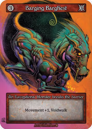 Barging Barghest, Gothic — Sorcery card price