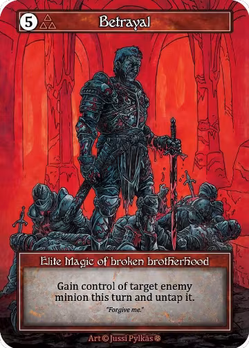 Betrayal (Foil), Gothic — Sorcery card price