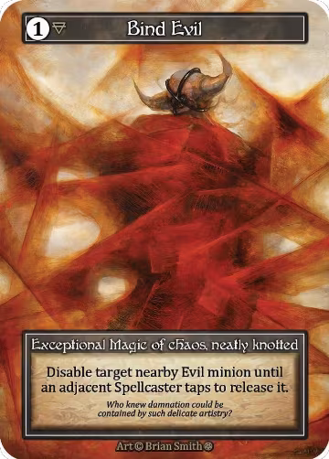 Bind Evil (Foil), Gothic — Sorcery card price