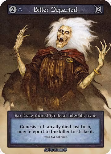 Bitter Departed, Gothic — Sorcery card price