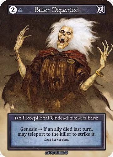 Bitter Departed (Foil), Gothic — Sorcery card price