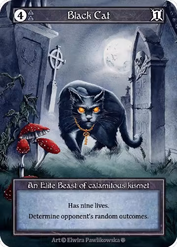 Black Cat (Foil), Gothic — Sorcery card price