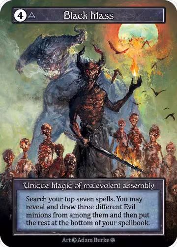 Black Mass (Foil), Gothic — Sorcery card price