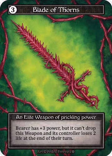 Blade of Thorns (Foil), Gothic — Sorcery card price