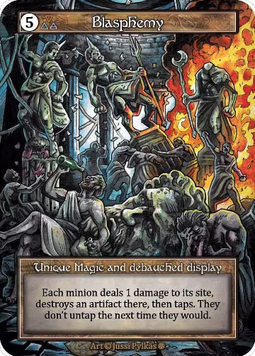 Blasphemy (Foil), Gothic — Sorcery card price