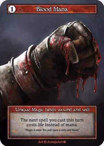 Blood Mana (Foil), Gothic — Sorcery card price