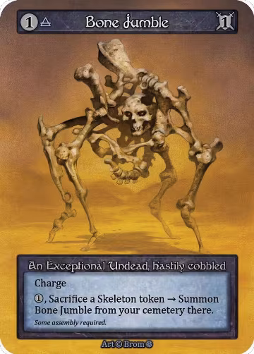 Bone Jumble, Gothic — Sorcery card price
