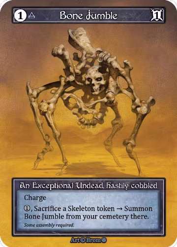 Bone Jumble (Foil), Gothic — Sorcery card price