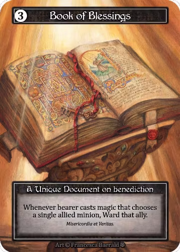 Book of Blessings (Foil), Gothic — Sorcery card price