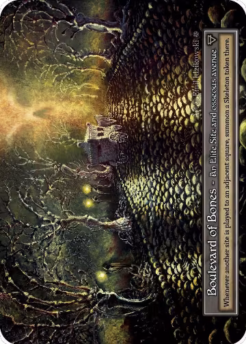 Boulevard of Bones (Foil), Gothic — Sorcery card price