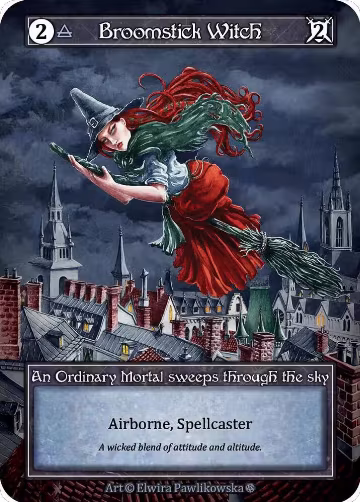 Broomstick Witch (Foil), Gothic — Sorcery card price