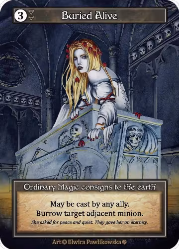 Buried Alive (Foil), Gothic — Sorcery card price