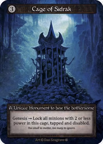 Cage of Sidrak, Gothic — Sorcery card price