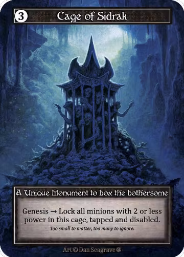 Cage of Sidrak (Foil), Gothic — Sorcery card price