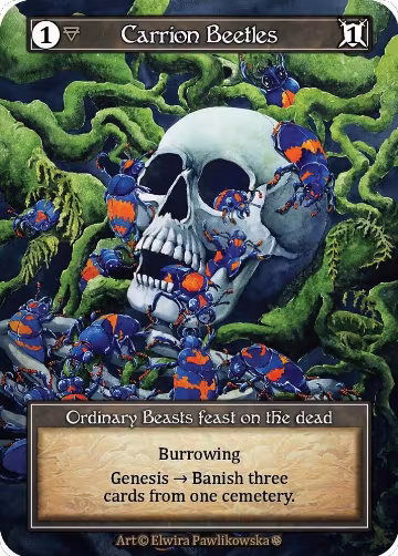 Carrion Beetles (Foil), Gothic — Sorcery card price