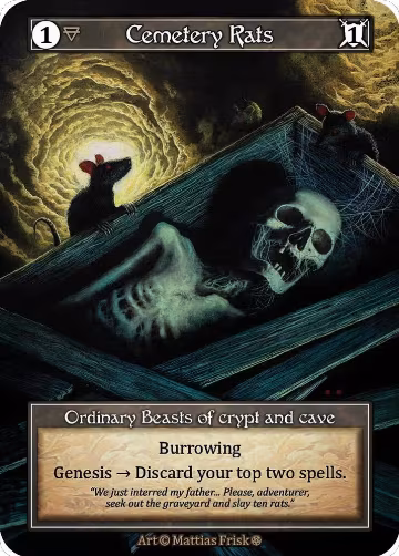 Cemetery Rats (Foil), Gothic — Sorcery card price