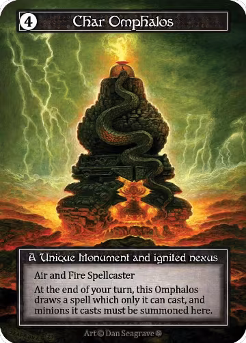 Char Omphalos (Foil), Gothic — Sorcery card price