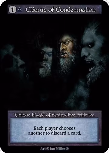 Chorus of Condemnation, Gothic — Sorcery card price