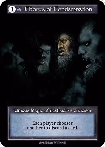 Chorus of Condemnation (Foil), Gothic — Sorcery card price