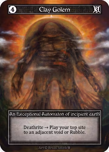 Clay Golem (Foil), Gothic — Sorcery card price