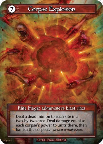 Corpse Explosion (Foil), Gothic — Sorcery card price