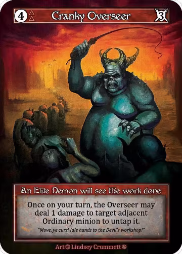 Cranky Overseer (Foil), Gothic — Sorcery card price