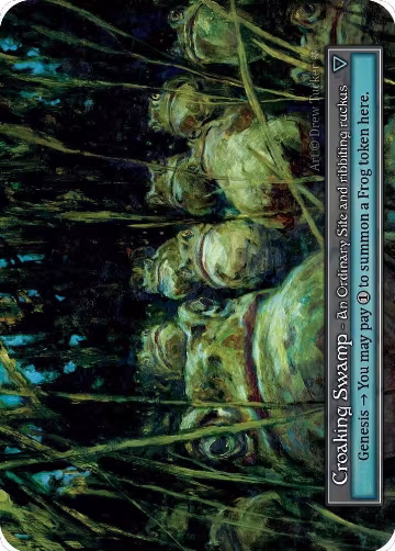 Croaking Swamp (Foil), Gothic — Sorcery card price