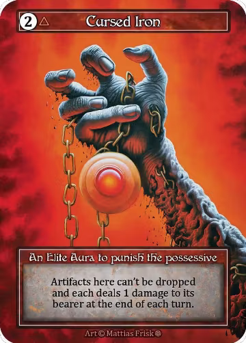 Cursed Iron (Foil), Gothic — Sorcery card price