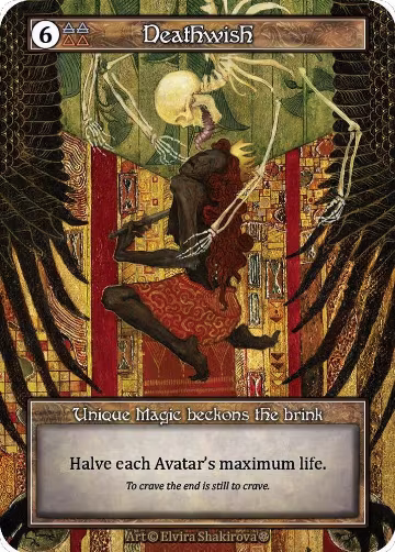 Deathwish (Foil), Gothic — Sorcery card price