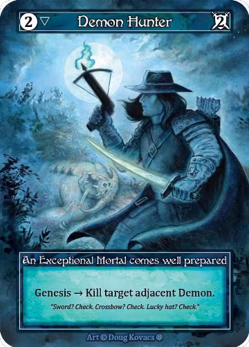 Demon Hunter (Foil), Gothic — Sorcery card price