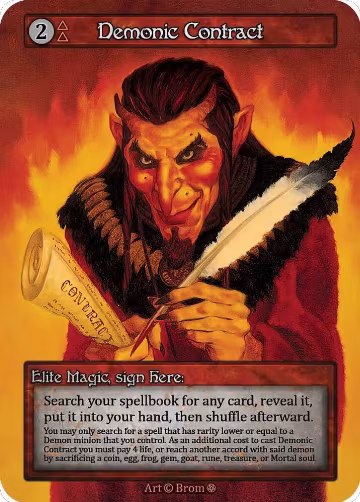 Demonic Contract, Gothic — Sorcery card price