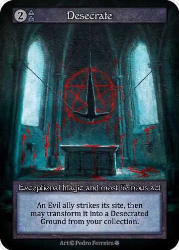 Desecrate, Gothic — Sorcery card price