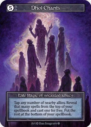 Dhol Chants (Foil), Gothic — Sorcery card price