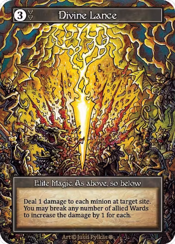 Divine Lance (Foil), Gothic — Sorcery card price