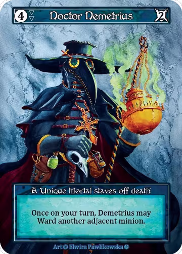 Doctor Demetrius (Foil), Gothic — Sorcery card price