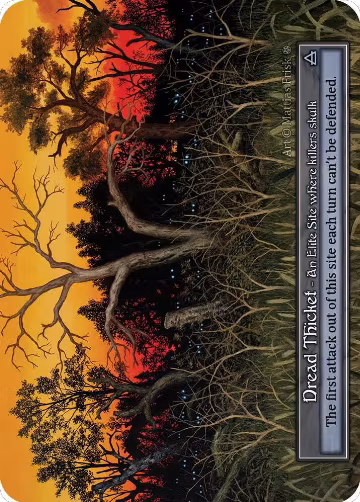 Dread Thicket (Foil), Gothic — Sorcery card price