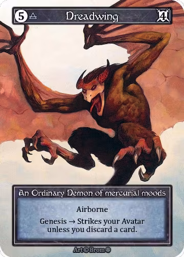 Dreadwing (Foil), Gothic — Sorcery card price